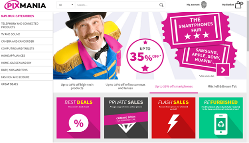 法國電商平臺(tái)Pixmania