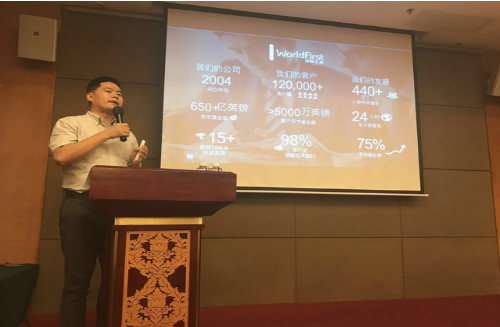 World First销售副总监 李雷Ray