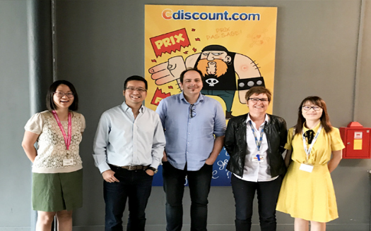 ESG集團(tuán)創(chuàng)始人Alan在Cdiscount總部