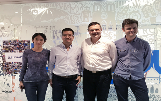 ESG集團(tuán)創(chuàng)始人Alan與Lengow平臺(tái)的COO和CMO