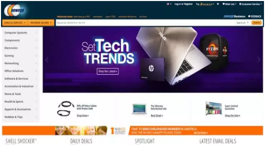 美國電商平臺 Newegg