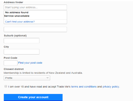 新西蘭Trademe平臺注冊流程