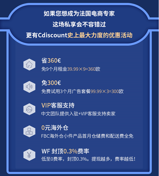 法国电商巨头Cdiscount官方福利大派送私享会